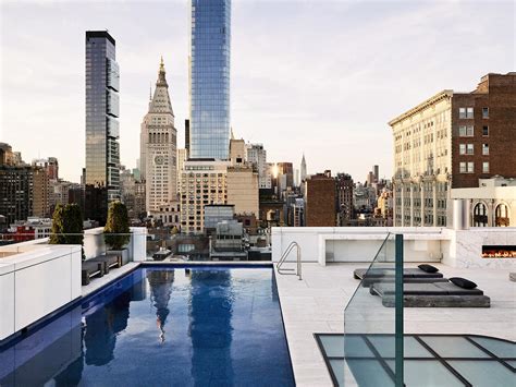 An Ultra Chic New York City Penthouse With A Pool To Match Home Journal