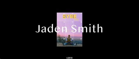 Syre — Jaden Smith On Behance