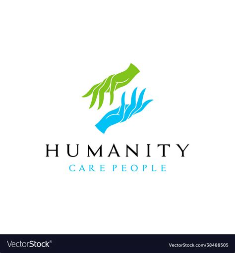 Hand Care Logo Design Icon Template Royalty Free Vector