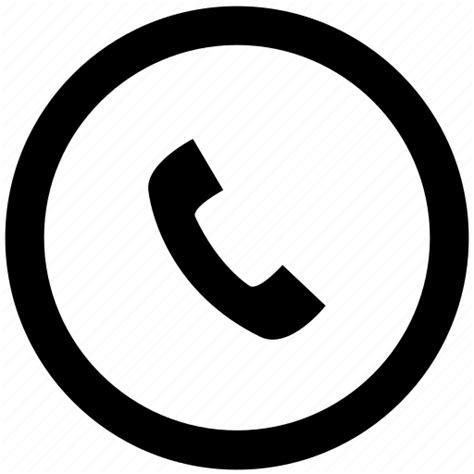 Call Icon Black Png