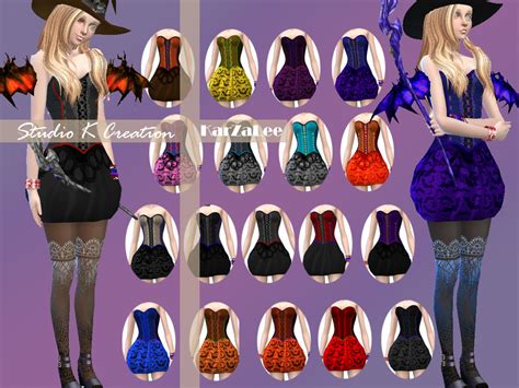 Sims 4 Ccs The Best Little Witch Outfit By Studio K Creation
