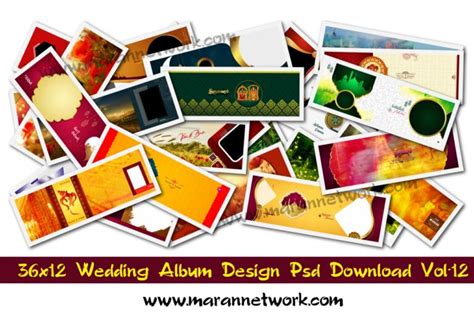 36×12 Wedding Album Templates Design Psd Download Vol 12 Maran Network