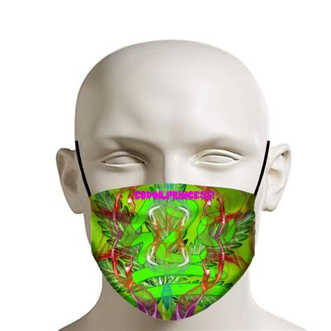 420 Green Face Mask In 2020 Green Face Mask Face Mask Face