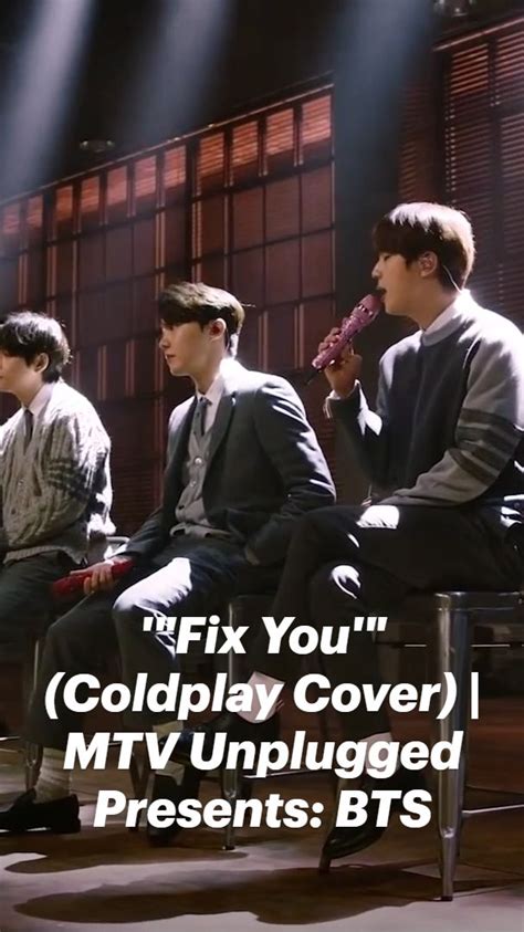 Fix You Coldplay Cover Mtv Unplugged Presents Bts Una Guía De