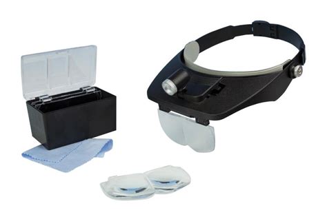 lc1764led lightcraft led headband magnifier kit with bi plate magnification farnell uk