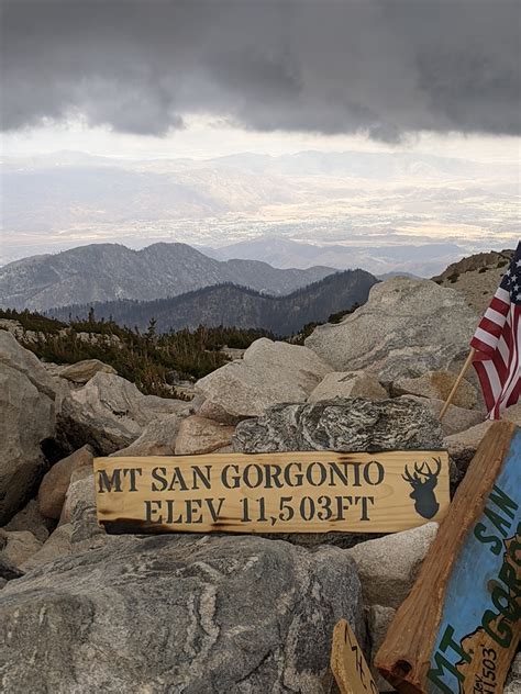 San Gorgonio Mountain Photo By Glenn R Gant 127 Pm 30 Jul 2021