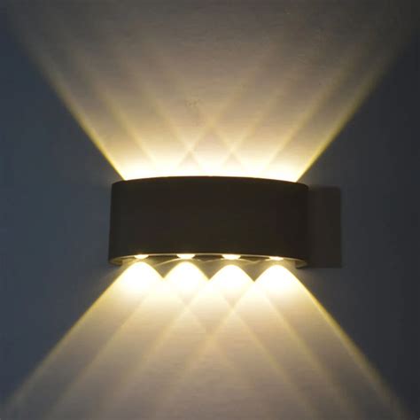 Led Wall Lamp Modern 8w 110v 220v Up Down Wall Light Aluminum