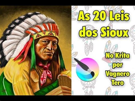 As Leis Dos Sioux Desenho Digital No Krita Vagnero Tero Youtube