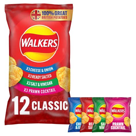 Walkers Classic Variety Multipack Crisps 12x25g Best One