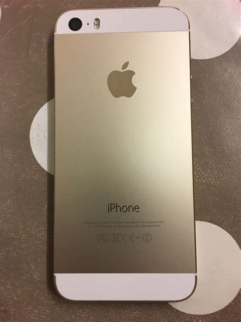 Apple Iphone 5s Gold 64gb Unlocked Mint Condition In Livingston West