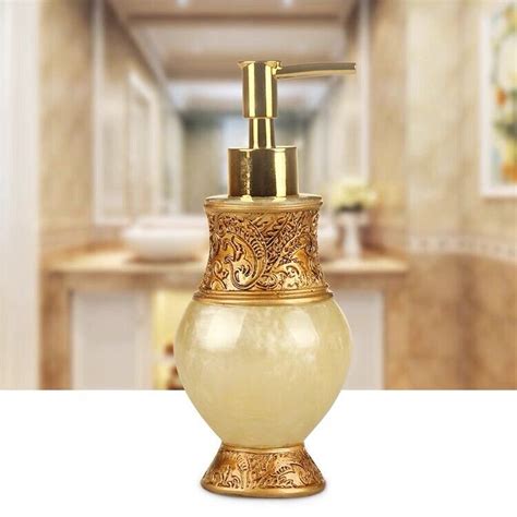 Luxurious Elegant Soap Dish European Lotion Dispenser Shampoo Bottle