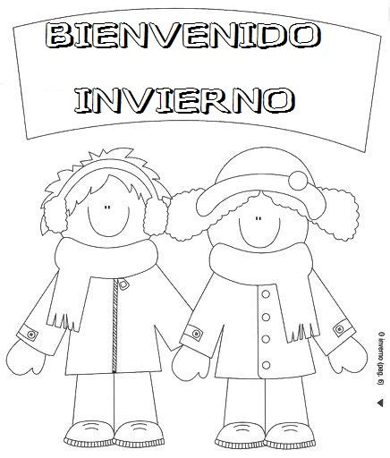 Dibujos Para Colorear Sobre El Invierno Colorear Imágenes