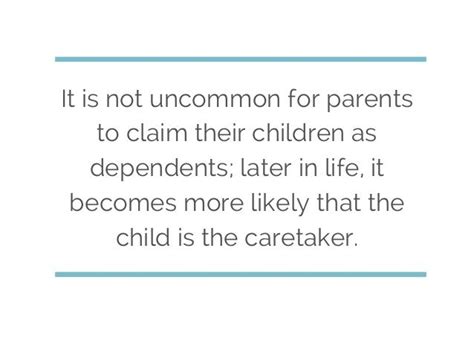 How To Claim Your Parent As A Dependent Dependable Parenting Life