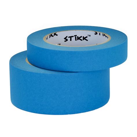 2 Inch X 60yd Stikk Sky Blue Painters Tape 14 Day Easy Removal Edge