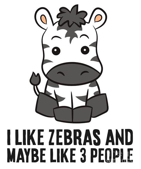I Like Zebras And Maybe Like 3 People Zebras Tapestry Textile By Eq