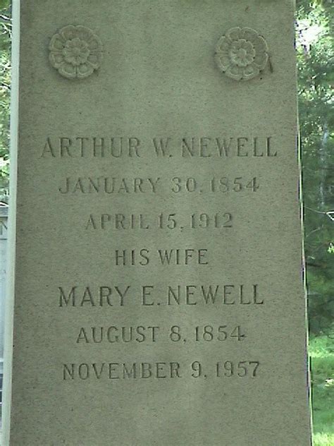 Arthur Webster Newell 1854 1912 Find A Grave Memorial