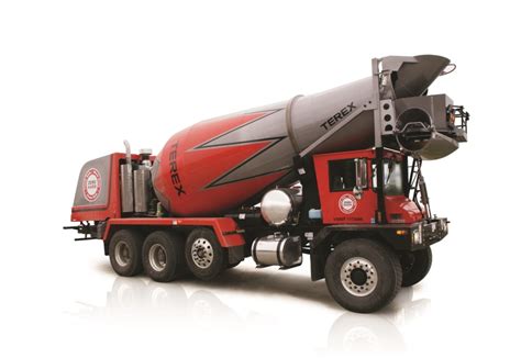 Terex Corporation Terex Fd4000 Front Discharge Mixer Truck In Concrete