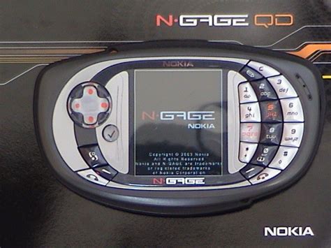 Released 2004, april 143g, 22mm thickness symbian 6.1, series 60 v1.0 ui 3.4mb storage, mmc slot. Nokia N-Gage QD phone photo gallery, official photos