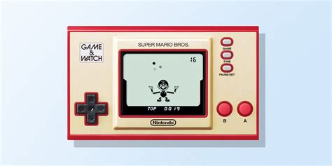 Nintendo Game And Watch Console Super Mario Bros Turned Off Model