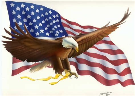 Eagle Flag Engle Bob Free Images At Vector Clip Art