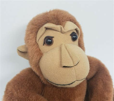 Vintage 1995 Trendmasters Jumanji Movie Brown Monkey Stuffed Animal