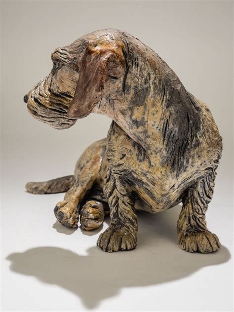 Dog Sculpture Dachshund 5 Nick Mackman Animal Sculpture