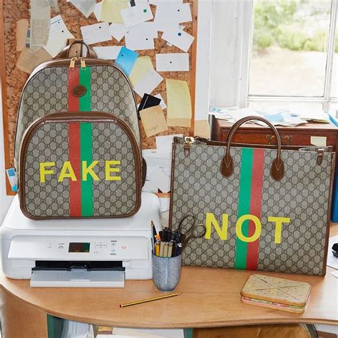Guccis Fakenot Collection Makes Reference To Counterfeit Culture