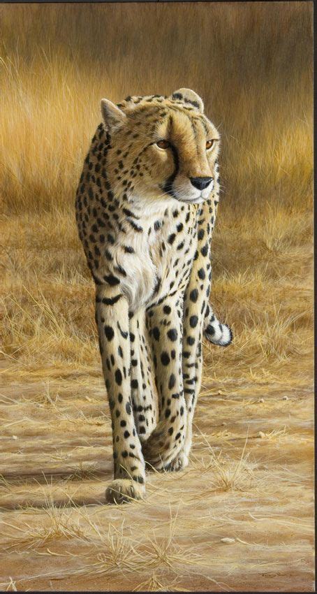 Wonderful Cheetah Painted In Acrylics Galleries Jeremy Paul