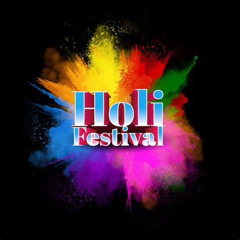 Premium Vector Happy Holi Festival Of Colors Illustration Of Colorful