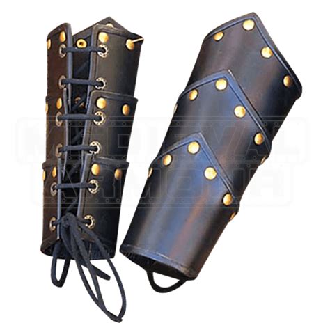 Leather Swordsman Vambraces 200856 By Medieval Armour Leather Armour