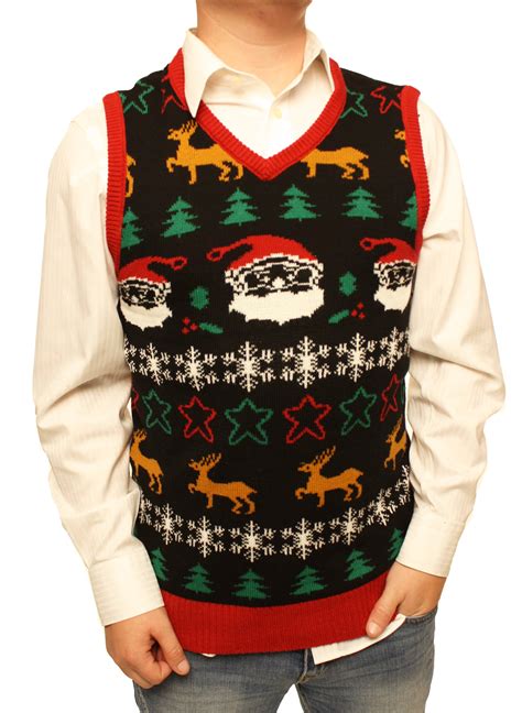 Ugly Christmas Sweater - Ugly Christmas Sweater Men's Xmas Festive