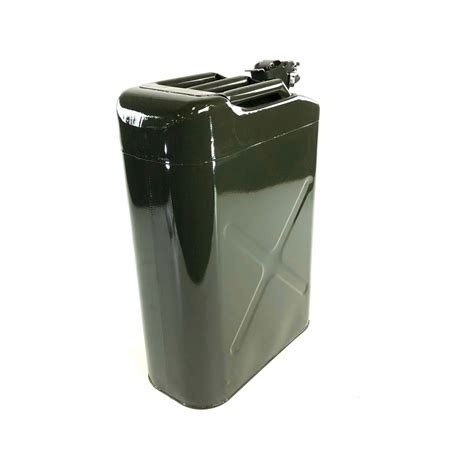 Military Style 20l Gas Can Od Green Venture Surplus