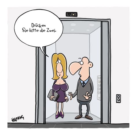 Fahrstuhl Cartoon Hilbring Oli Lustige Skizzen Lustige Wortspiele Morbider Humor