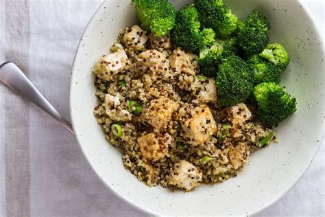 Quinoa Com Gergelim E Tofu O Verdoso