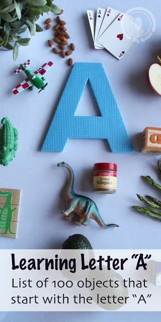 Starting with it, useful for education of small kids. 100 objects that start with the letter A. Fantastic tool ...