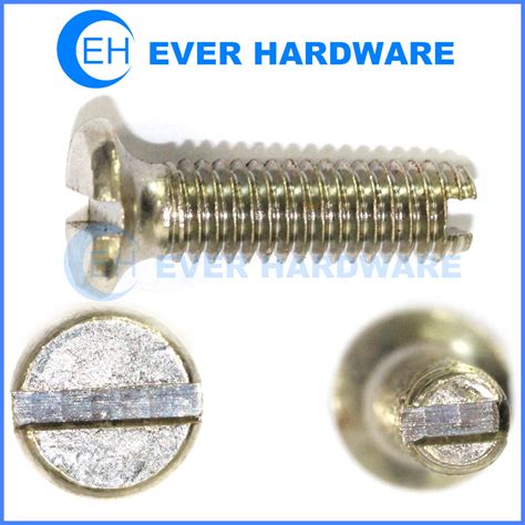 Specialty Bolt Slot Double Sided Screws Passivation Stainless Steel Custom