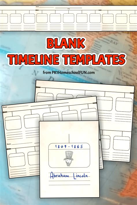 Blank History Timeline Template For Kids Binvica