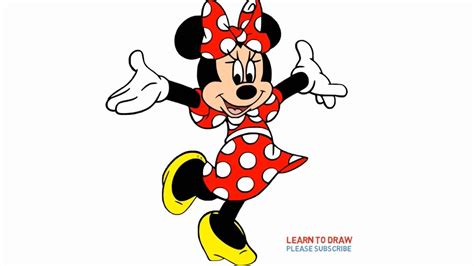 How To Draw Minnie Mouse Body