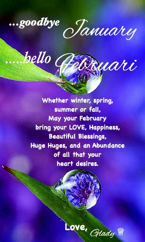 Hello February February Four Seasons Hello