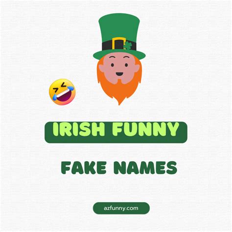 The Best Funny Irish Names 2023