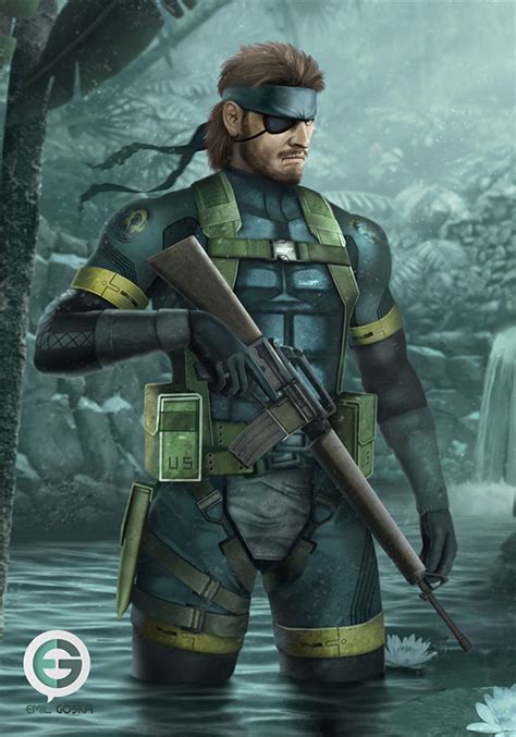 The legendary soldier deserves a video. Solid Snake & Big Boss on Behance