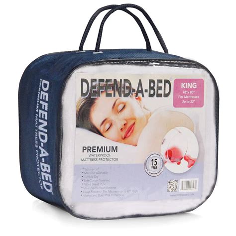 Defend A Bed Premium Waterproof Mattress Pad California King Size