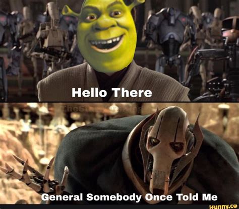 Hello There Meme Shrek
