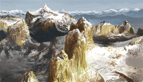 Mountain Study By Kubeen On Deviantart