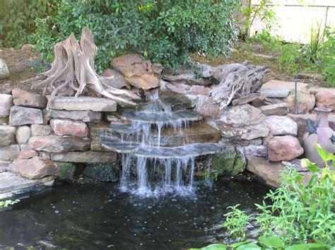 Backyard Pond Ideas With Waterfall