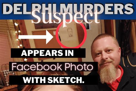 Delphi Murders Suspect Richard Allen Photographed Next To Sketch