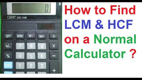 Dly is a standard parameter associated with pcbs. How To Find LCM and GCF on Any Normal 8-Digit Basic ...