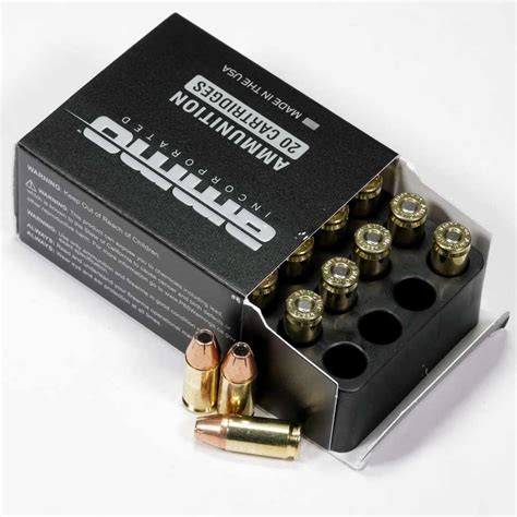 Ammo Inc 9mm 115 Grain Xtp Jacketed Hollow Point 20 Round Box 20rd