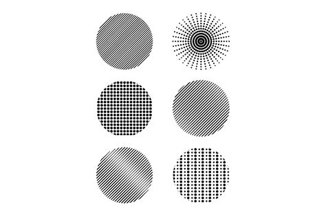 Halftone Vector Circles Pre Designed Illustrator Graphics Creative