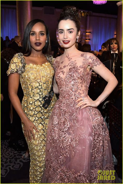 Full Sized Photo Of Lily Collins First Golden Globes Was Over 20 Years
